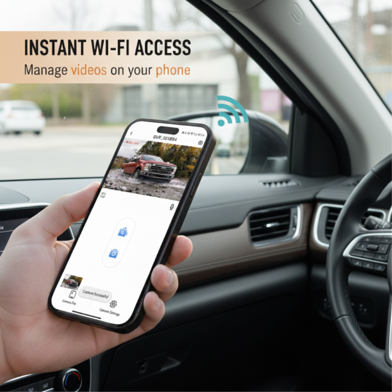 📢📢50%  OFF !! ⏰1080P HD Dash Cam with Wi-Fi & Night Vision