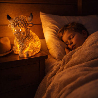 📢📢Big Sale Now On!⏰Cute Highland Cow Night Light