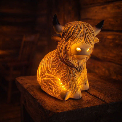 📢📢Big Sale Now On!⏰Cute Highland Cow Night Light