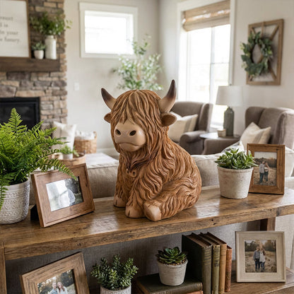 📢📢Big Sale Now On!⏰Cute Highland Cow Night Light