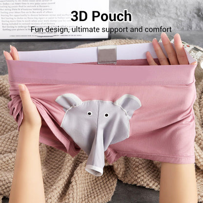 📢📢50% OFF!!⏰Men's Breathable Boxer Briefs with 3D Pouch
