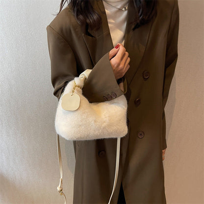 📢📢50% OFF !!!⏰ Best Gift For Her – 2026 Multifunctional Faux Fur Bag, Skin-Friendly & Convertible (Shoulder/Crossbody) 👜