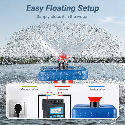📢📢53% OFF !!!⏰2-in-1 Pond Aerator & Pump