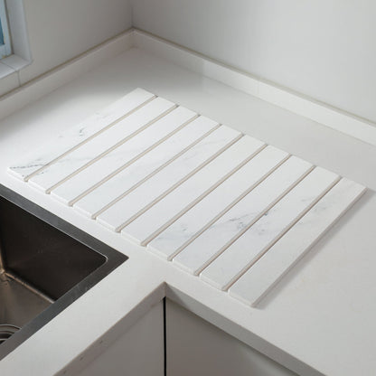 📢📢30% OFF !! ⏰Luxury Marble Effect Diatomaceous Earth Drying Mat – 60-Second Super Absorbent & Heat-Resistant