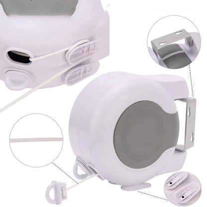 📢📢50% OFF !!!⏰Invisible retractable clothesline with double line