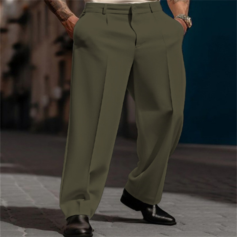 📢📢50% OFF !!!⏰Men’s Casual Pleated Wide-Leg Pants