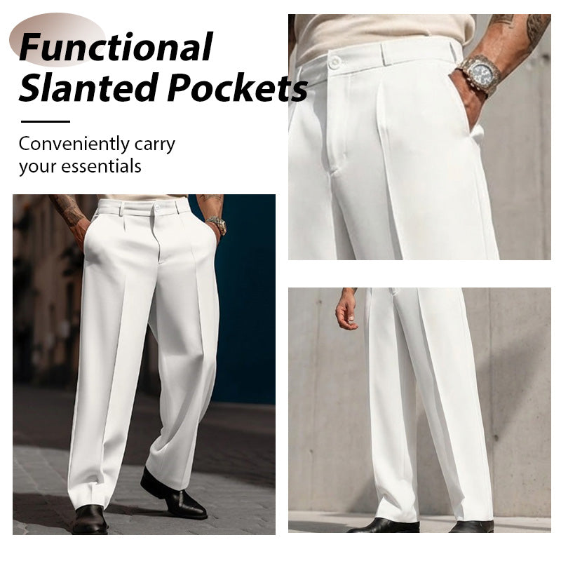 📢📢50% OFF !!!⏰Men’s Casual Pleated Wide-Leg Pants
