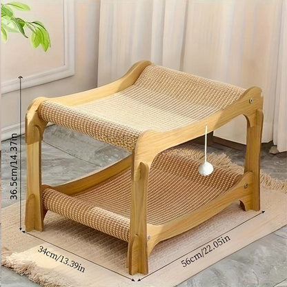 📢📢50% OFF !!!⏰2-in-1 Sisal Cat Scratching Lounger