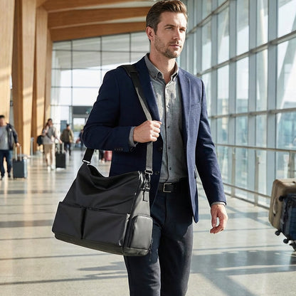 📢📢50% OFF !!!⏰Waterproof Travel Duffel Bag with Shoe Compartment