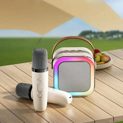 📢📢50% OFF !!!⏰Mini Karaoke Machine for Kids with Wireless Microphones
