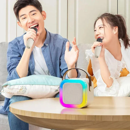 📢📢50% OFF !!!⏰Mini Karaoke Machine for Kids with Wireless Microphones