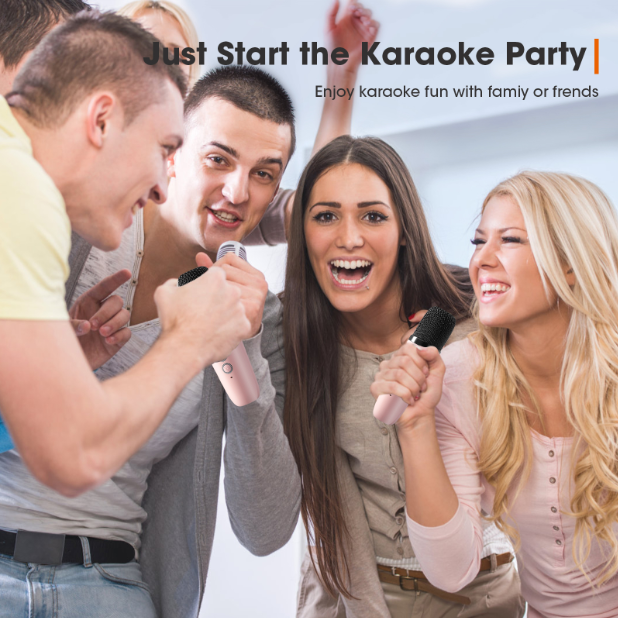 📢📢50% OFF !!!⏰Mini Karaoke Machine for Kids with Wireless Microphones
