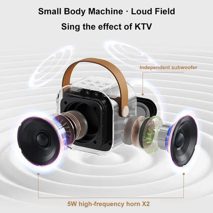 📢📢50% OFF !!!⏰Mini Karaoke Machine for Kids with Wireless Microphones