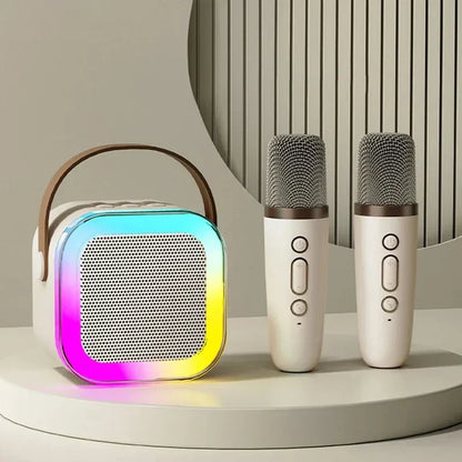 📢📢50% OFF !!!⏰Mini Karaoke Machine for Kids with Wireless Microphones