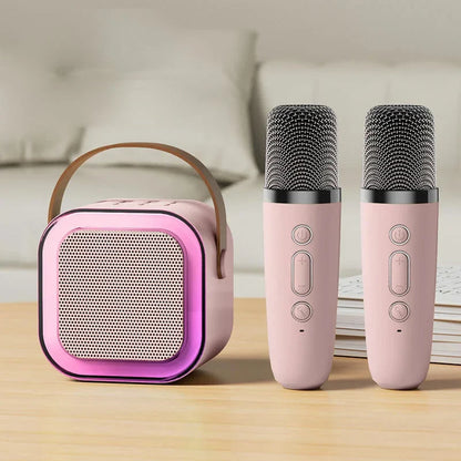📢📢50% OFF !!!⏰Mini Karaoke Machine for Kids with Wireless Microphones