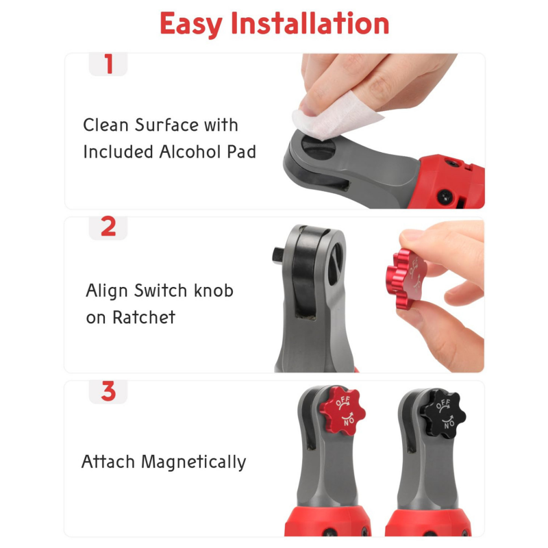 📢📢50% OFF !!!⏰Magnetic Ratchet Switch Knob for M12 Ratchet