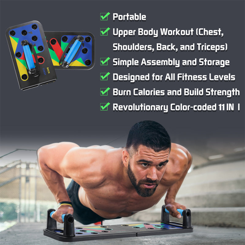 📢📢50% OFF !!!⏰ Multi-Functional Push-Up Board Set – Versatile Workout System, Enhanced Safety & Comfort 🏋️‍♂️💪