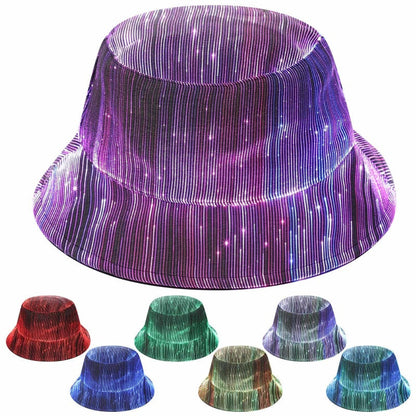 📢📢50% OFF !!!⏰Luminous Fiber Optic Bucket Hat