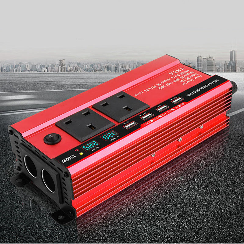 📢📢50% OFF !!!⏰1500W Car Power Inverter with 4 USB Ports
