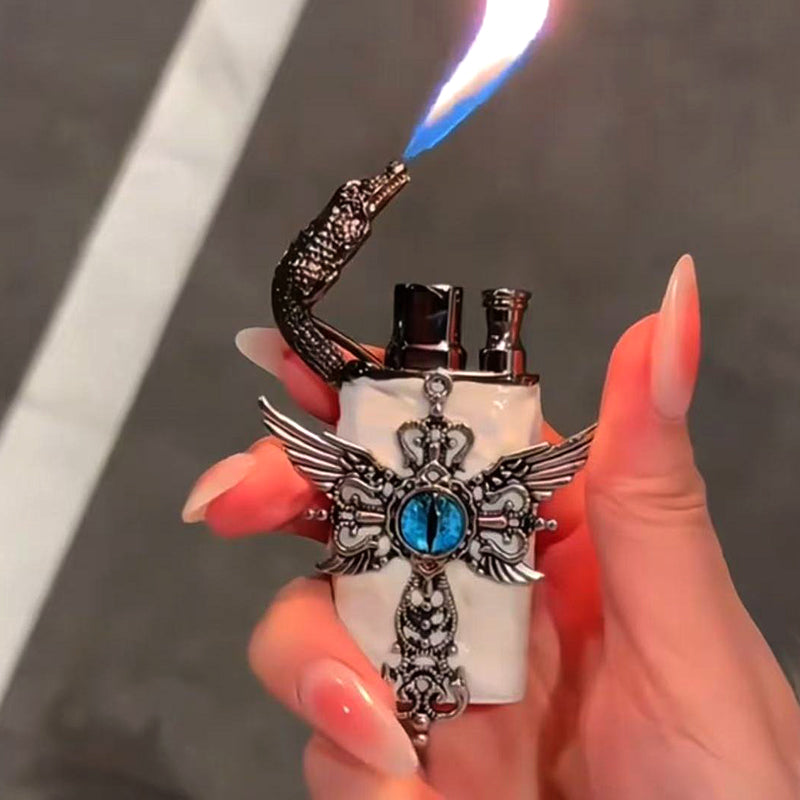 📢📢50% OFF !!!⏰Dual Flame Exquisite Windproof Lighter🔥Now in hot sale