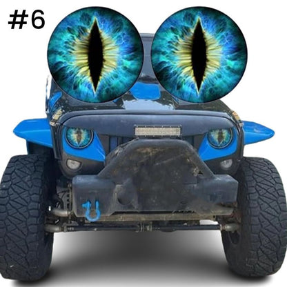 📢📢50% OFF !!!⏰Beast Eyes Headlight Decals (1 Pair)
