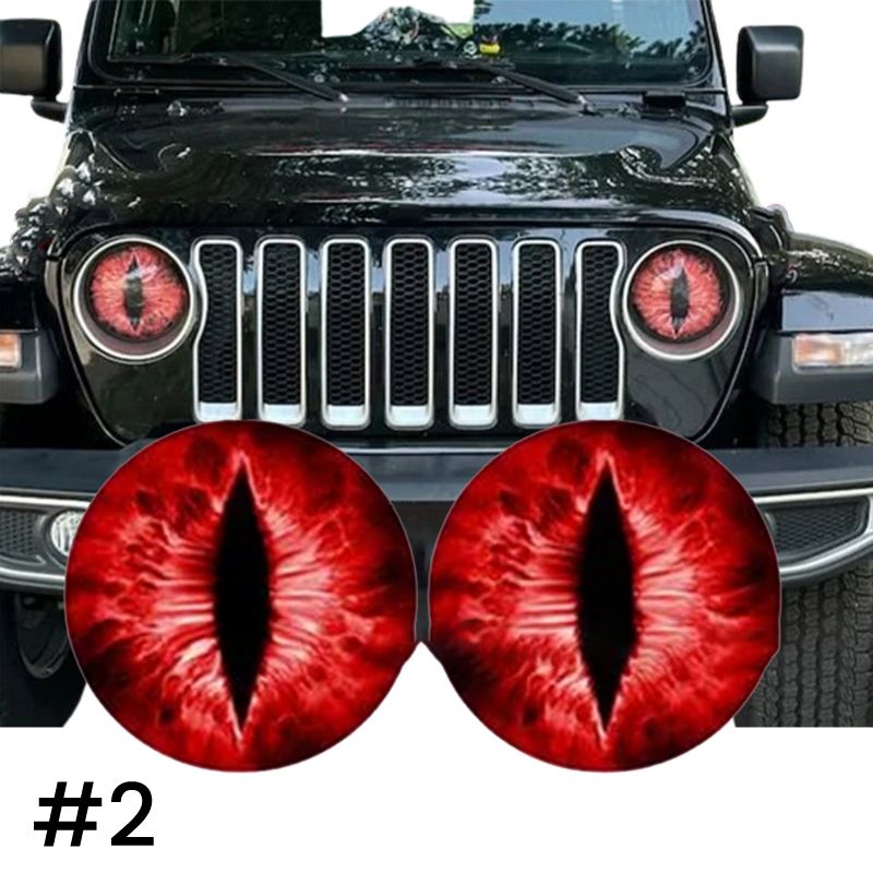 📢📢50% OFF !!!⏰Beast Eyes Headlight Decals (1 Pair)