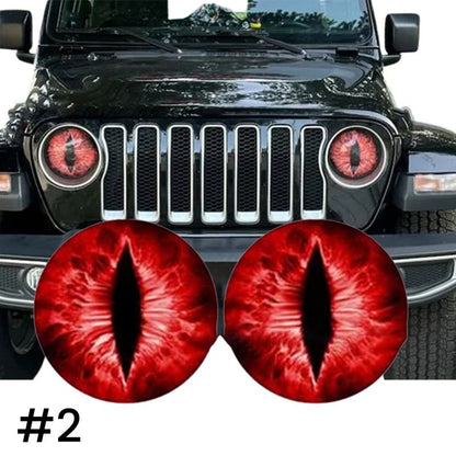 📢📢50% OFF !!!⏰Beast Eyes Headlight Decals (1 Pair)