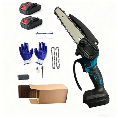 📢📢50% OFF !!!⏰6-Inch Mini Portable Cordless Electric Chainsaw