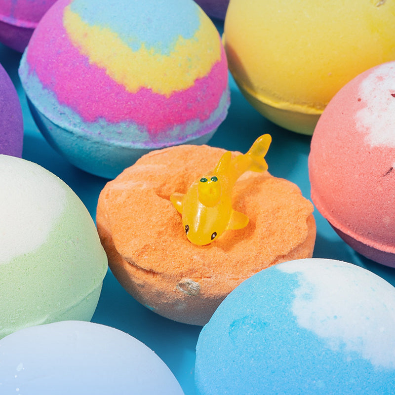 🛁 50% OFF NOW! 🌊 Ocean Theme Bath Bombs – 12 Pcs, 60g Each, Foamy Bath Time & Fun Gift Idea for Kids 🎁