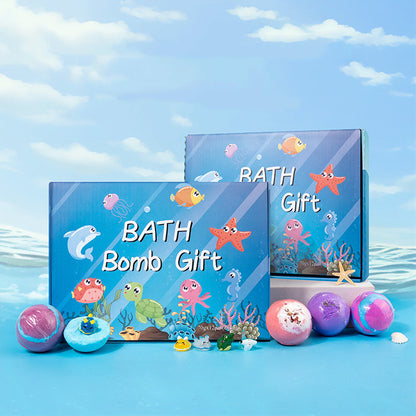 🛁 50% OFF NOW! 🌊 Ocean Theme Bath Bombs – 12 Pcs, 60g Each, Foamy Bath Time & Fun Gift Idea for Kids 🎁