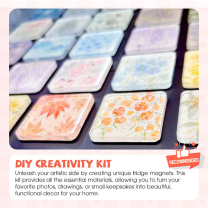 📢📢50% OFF !!!⏰Clear Acrylic DIY Fridge Magnet Kit