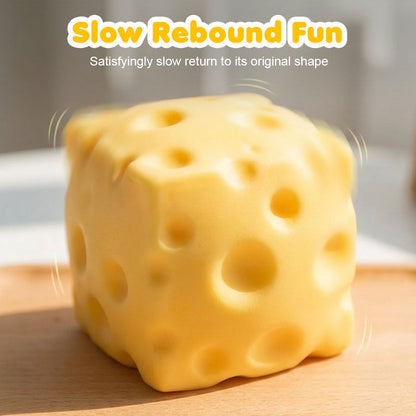 📢📢50% OFF !!!⏰Giant Cheese Stress Toy – Therapeutic Relief with Satisfying Squeeze! ✨