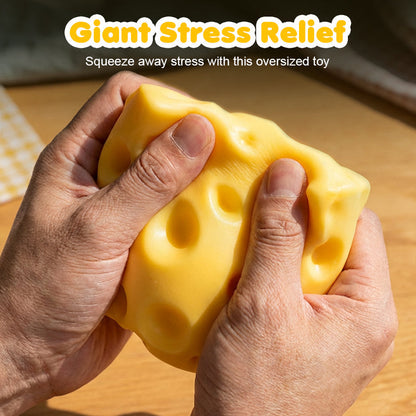 📢📢50% OFF !!!⏰Giant Cheese Stress Toy – Therapeutic Relief with Satisfying Squeeze! ✨