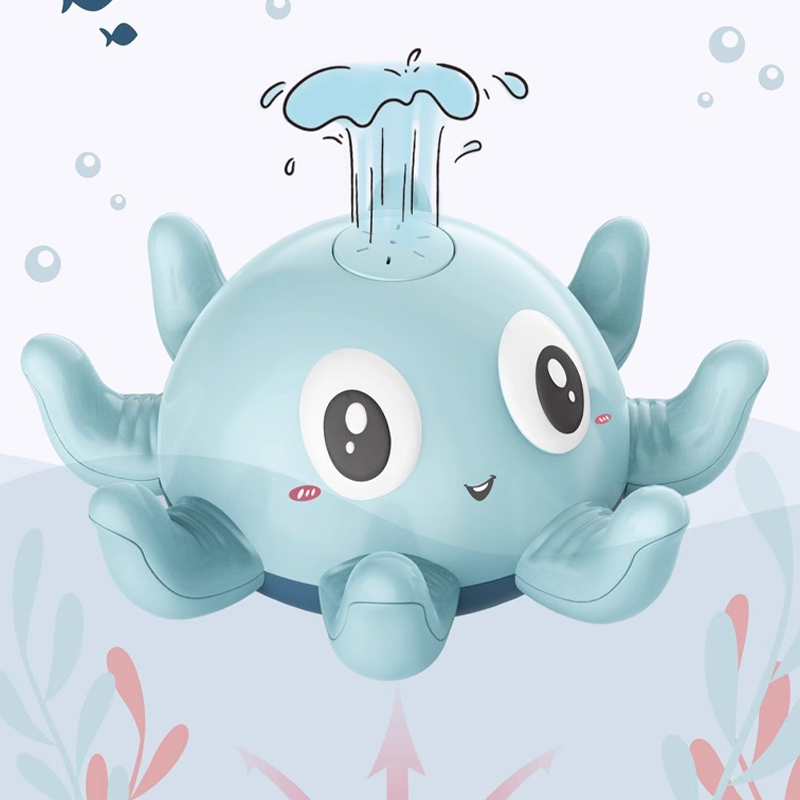 📢📢50% OFF !!!⏰Light-Up Baby Octopus Bath Toy