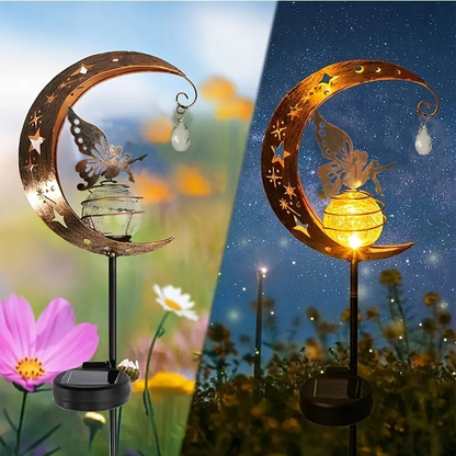 📢📢BIG SALE⏰Solar Fairy Moon Garden Stake Light