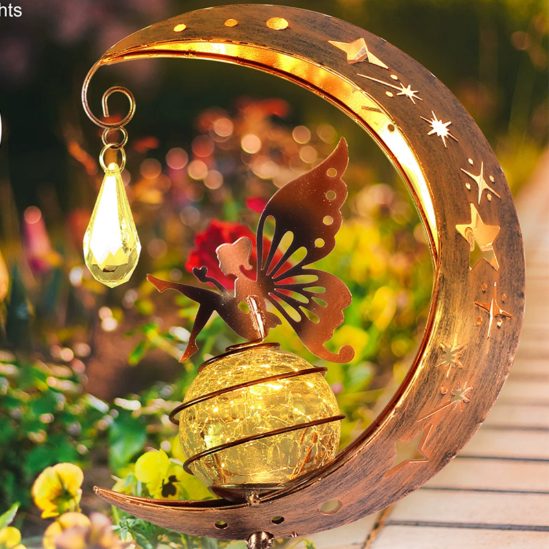 📢📢BIG SALE⏰Solar Fairy Moon Garden Stake Light