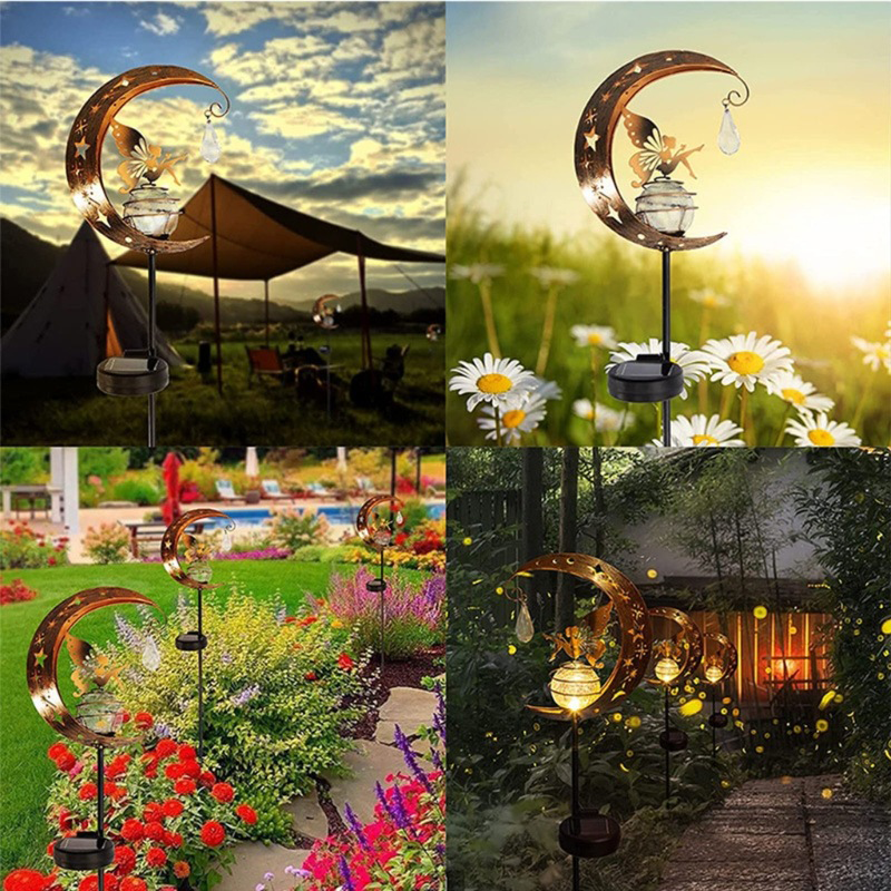 📢📢BIG SALE⏰Solar Fairy Moon Garden Stake Light