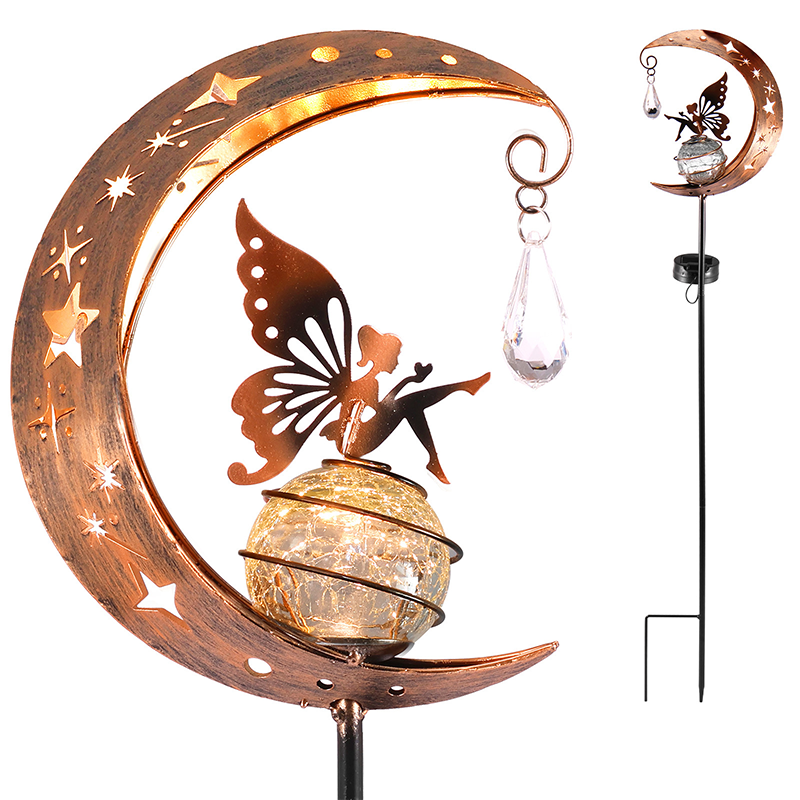 📢📢BIG SALE⏰Solar Fairy Moon Garden Stake Light