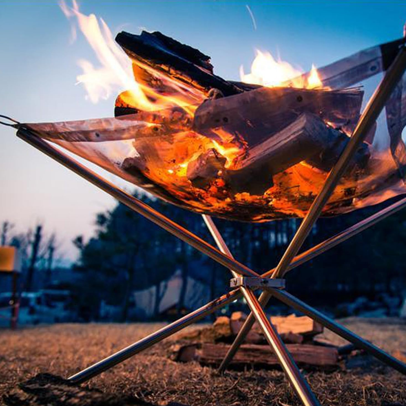 📢📢Big Sale Now On!⏰Portable Outdoor Fire Pit with Carrying Bag