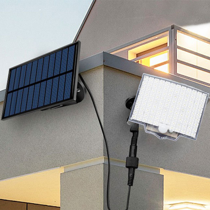 🔥55% OFF!💡 106 LED Solar Motion Sensor Outdoor Light with Remote✨