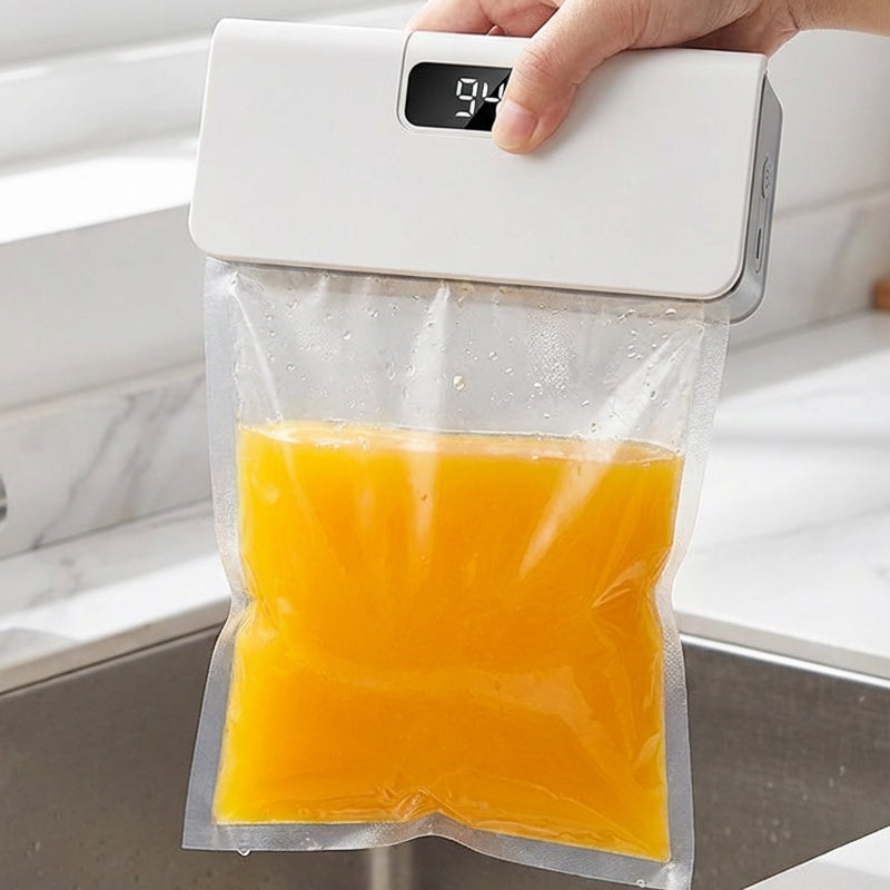 🔋 40% OFF NOW! 🔥 Rechargeable 2-in-1 Mini Bag Sealer with Cutter – USB-C, 6-Level Heat & Magnetic Design ✨
