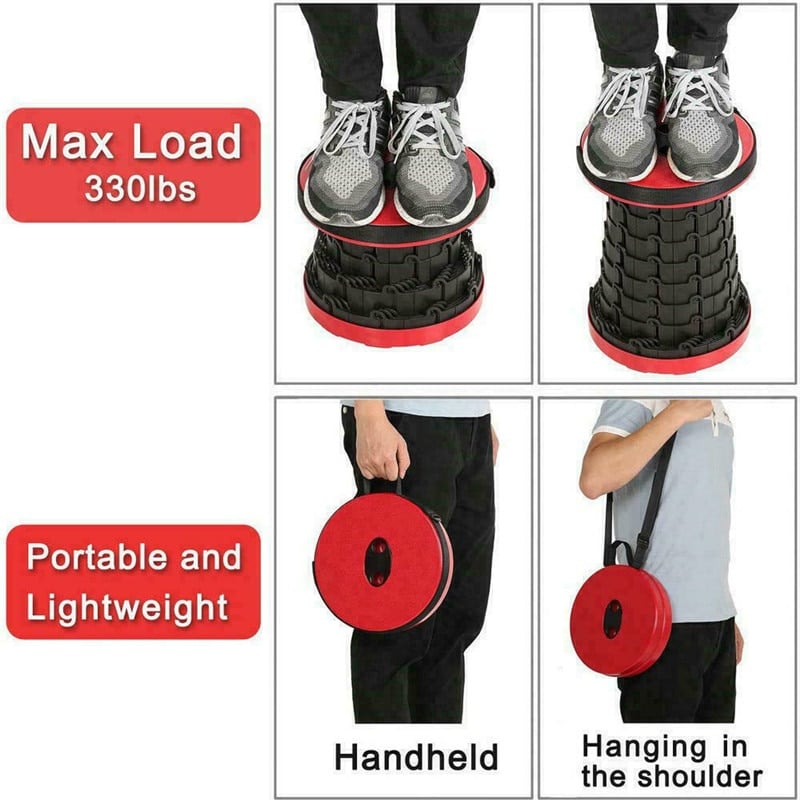 Retractable Folding Stool
