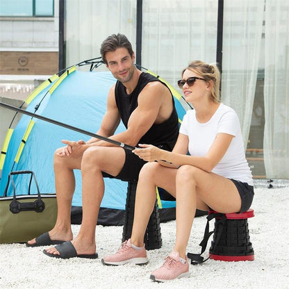Retractable Folding Stool