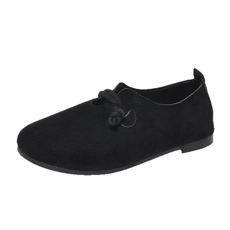 📢📢30% OFF !! ⏰Comfortable Slip-On Faux Suede Flats