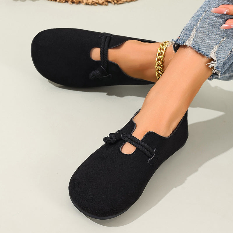 📢📢30% OFF !! ⏰Comfortable Slip-On Faux Suede Flats