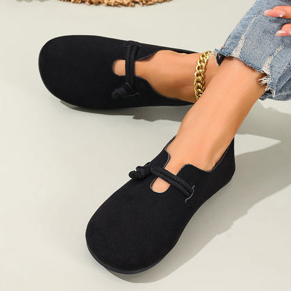 📢📢30% OFF !! ⏰Comfortable Slip-On Faux Suede Flats