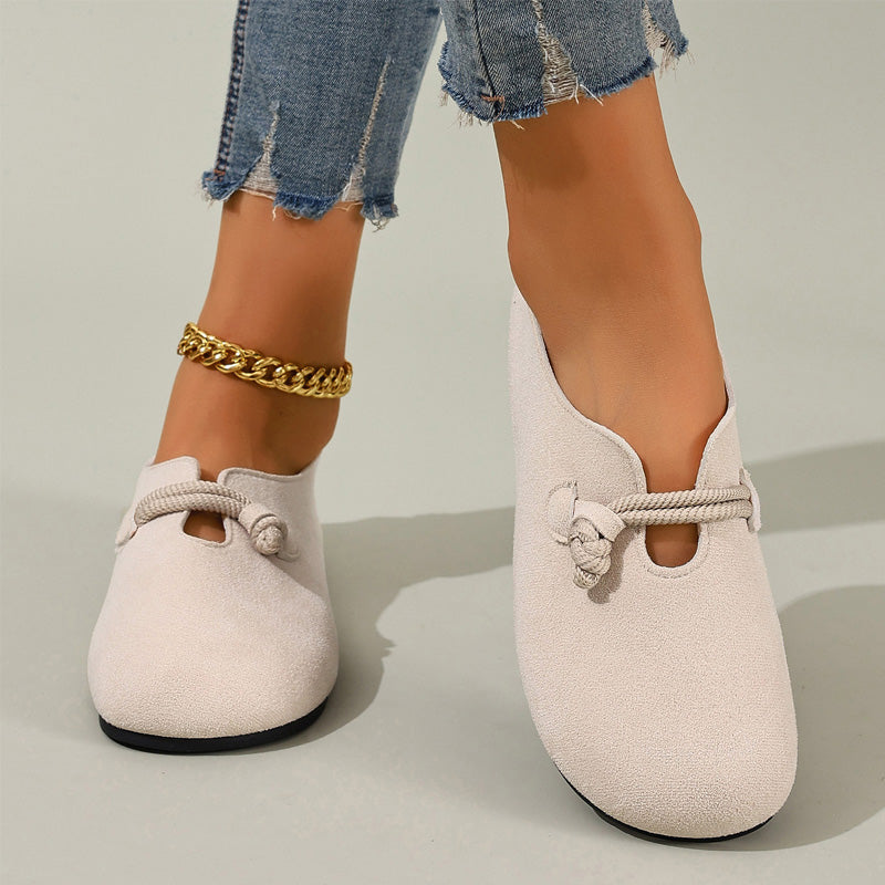 📢📢30% OFF !! ⏰Comfortable Slip-On Faux Suede Flats
