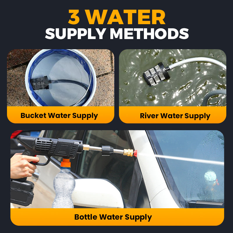 Multi-Function Portable Cordless High Pressure Washer