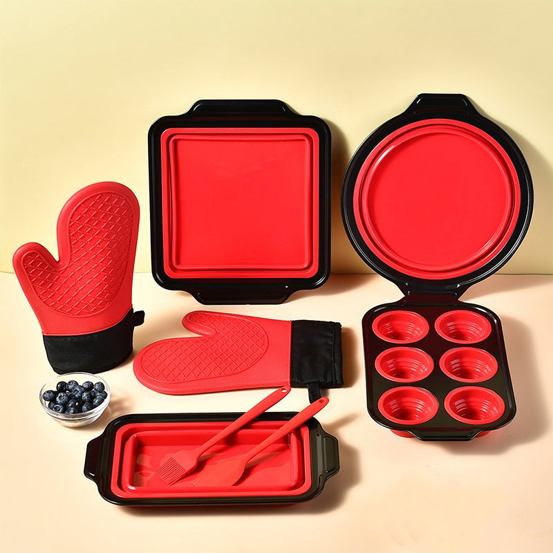📢📢50%  OFF !! ⏰8-Piece Silicone Bakeware Set
