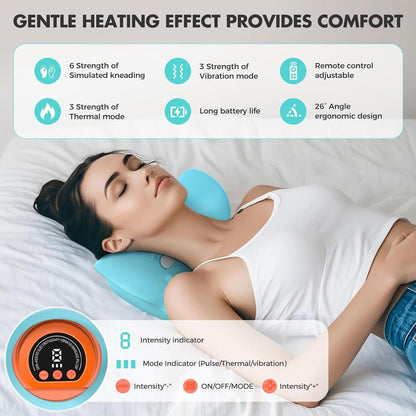📢📢50%  OFF !! ⏰EMS Smart Neck Massage Pillow